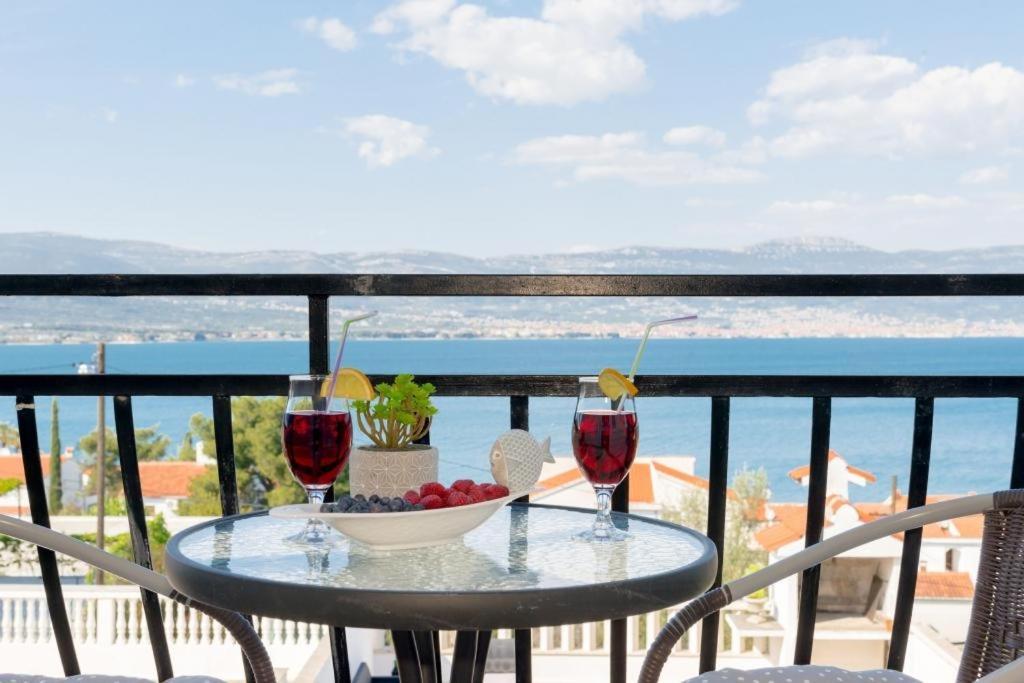 Ferienwohnung In Arbanija Mit Meerblick, Balkon, Klimaanlage, W-Lan 5137-1 Trogir Bagian luar foto